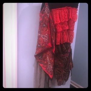 Royal Peasantry gypsy bustle skirt